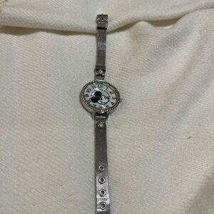 Disney 90th Anniversary Mickey Mouse Women's Watch w/Rhinestones MK8074